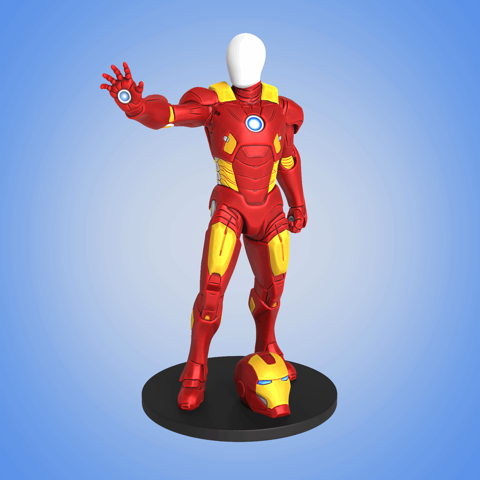 Figurine Ironman personnalisée